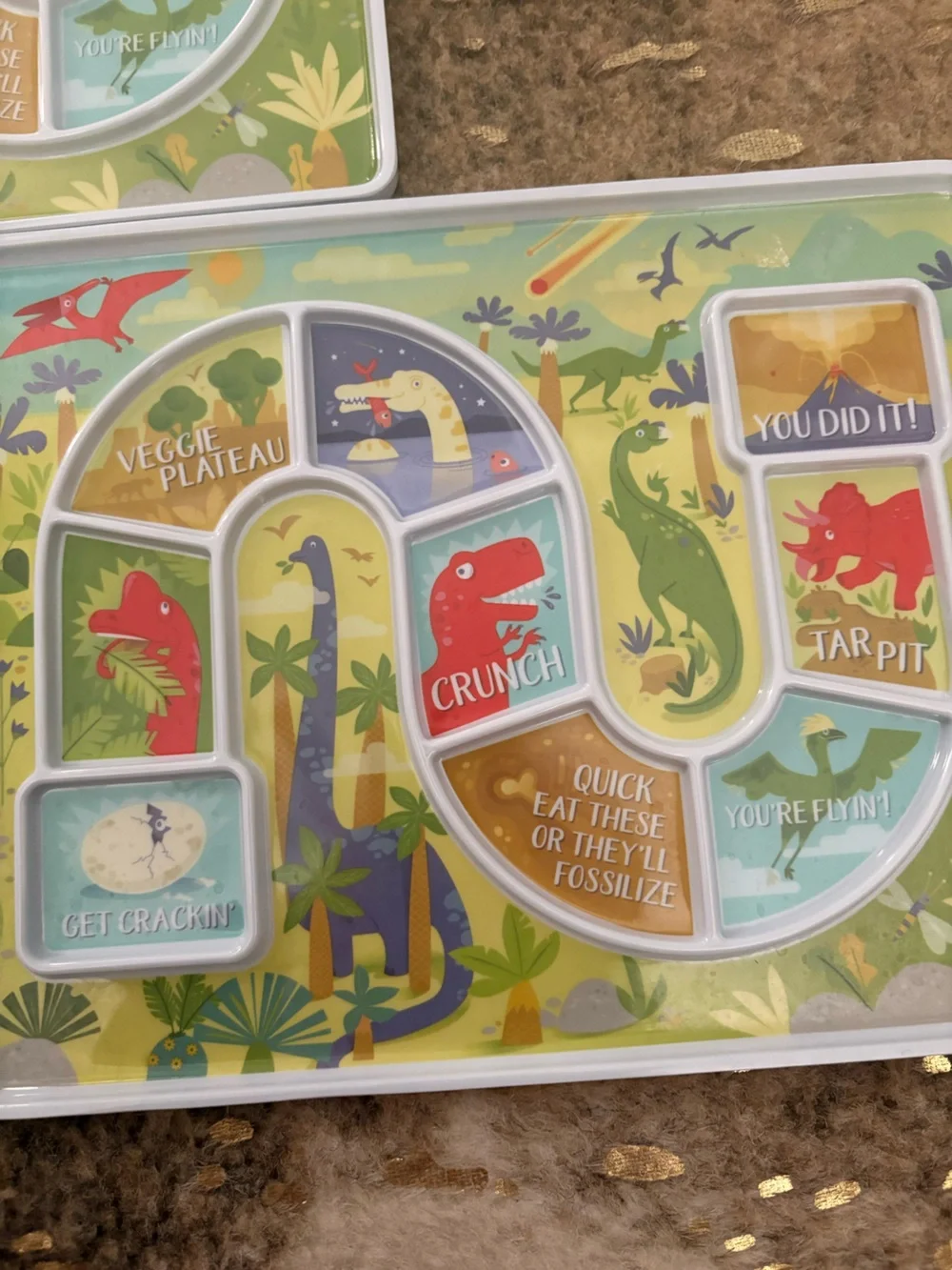 Dinosaur Plates for Kids - set of 2